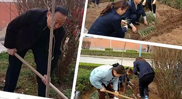 “快乐植树 健康生活”——西安(ān)锦天物(wù)业各项目开展植树节活动